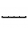 LANBERG patch panel 24 port 1U cat.6A UTP black - nr 17