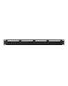 LANBERG patch panel 24 port 1U cat.6A UTP black - nr 1