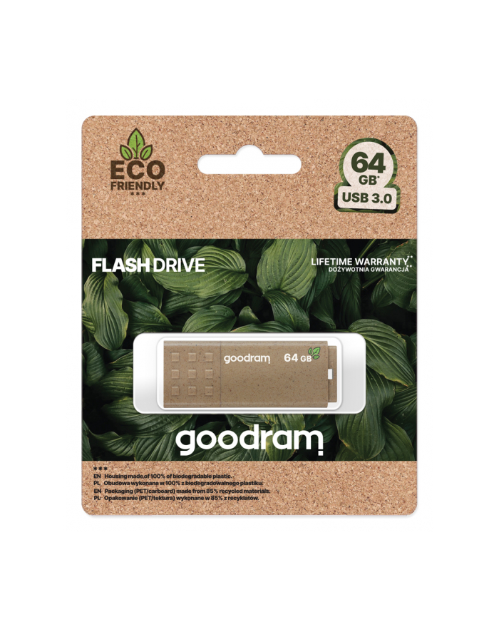 GOODRAM memory USB UME3 Eco Friendly 64GB USB 3.0 główny