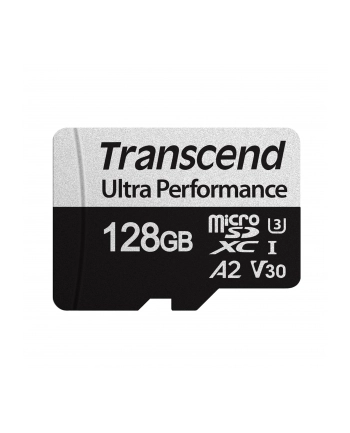 TRANSCEND 128GB microSD w/ adapter UHS-I U3 A2