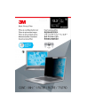 3M Privacy filter Touch PF123C3E for 31.24cm 12.3inch full screen laptops 3:2 with COMPLY attachment system - nr 5