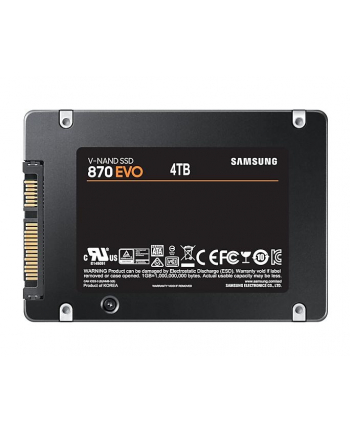 SAMSUNG 870 EVO 4TB SATA III 2.5inch SSD 560MB/s read 530MB/s write