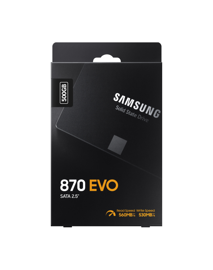 SAMSUNG 870 EVO 500GB SATA III 2.5inch SSD 560MB/s read 530MB/s write główny