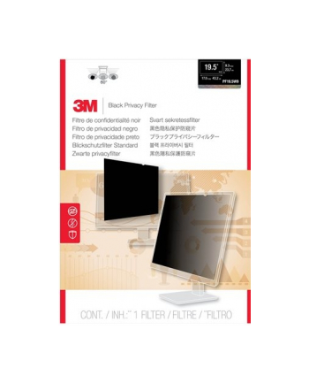 3M Privacy Filter PF195W9B for 49.5cm 19.5inch widescreen monitor 16:9