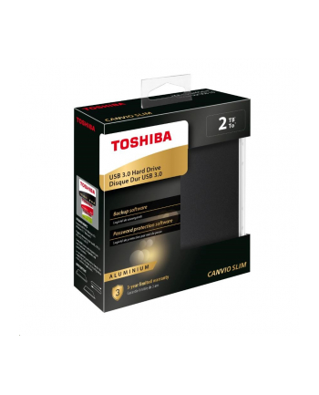 toshiba europe TOSHIBA Canvio Slim 2TB USB 3.2 black