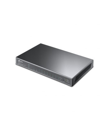 TP-LINK TL-SG2210P 8-Port Gigabit Desktop PoE Smart Switch 8 Gigabit RJ45 ports inkl. 2 SFP Ports 802.3af 53W PoE power supply (P)