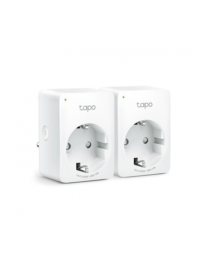 TP-LINK Tapo P100 2-pack WiFi Smart Plug 2.4G 1T1R BT Onboarding Tapo APP Alexa + Google assistant supported 10A 2-pack (P) główny