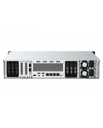 qnap systems QNAP TS-h3088XU-RP-W1270-64G 30-bay rackmount NAS Intel Xeon W-1270 8 core 3.4GHz 64GB UDIMM DDR4 ECC 4 slots max. 128GB 2x25GbE