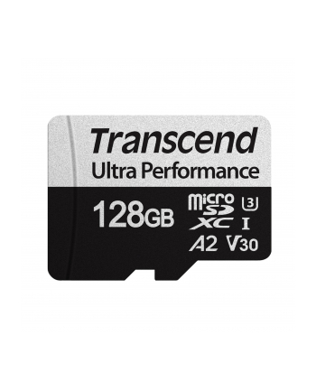 TRANSCEND 128GB microSD w/ adapter UHS-I U3 A2