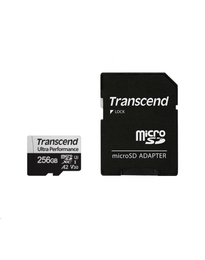 TRANSCEND 256GB microSD w/ adapter UHS-I U3 A2 główny