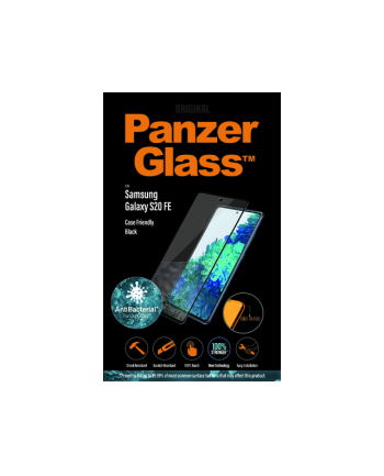 PANZERGLASS SZKŁO HARTOWANE SAMSUNG GALAXY S20 FE DO ETUI ANTYBAKTERYJNE 7243