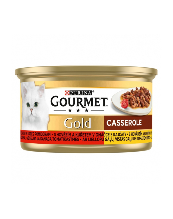 purina nestle GOURMET GOLD - Casserole wołowina i kurczak 85g główny