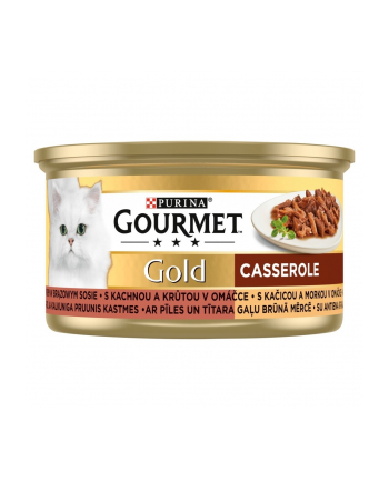 purina nestle GOURMET GOLD - Casserole kaczka i indyk 85g