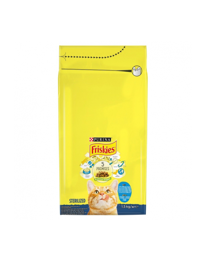 purina nestle FRISKIES STERILE łosoś  warzywa 1 5kg główny