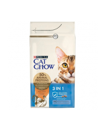 purina nestle PURINA CAT CHOW FELINE 3IN1 Indyk 15kg