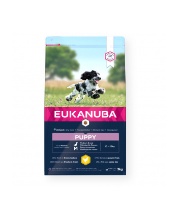 EUKANUBA Growing Puppy Medium Breed 3 kg