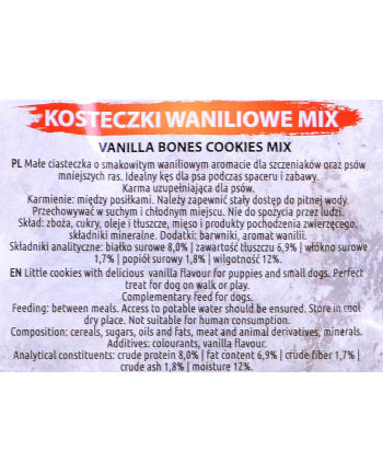 MACED Ciastka dla psa - waniliowe kosteczki mix 1kg