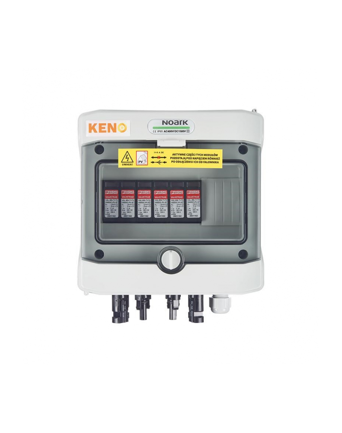 keno energy Skrzynka przył hermetyczna KENO z ogranicznikiem przepięć DC 1000V typu 1+2  2x łańcuch PV  2x MPPT główny