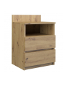 top e shop M1 MALWA STOLIK NOCNY 2 SZUFLADY 1 PÓŁKA ARTISAN - nr 8