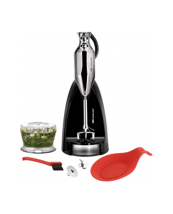 unold ESGE-Zauberstab M 200 chrome, hand blender with durable AC motor, 23 cm immersion depth, 200 W and up to 17,000 rpm, 90580