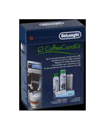 DeLonghi care set for fully automatic coffee machines DLSC306, descaler (incl. Filter)
