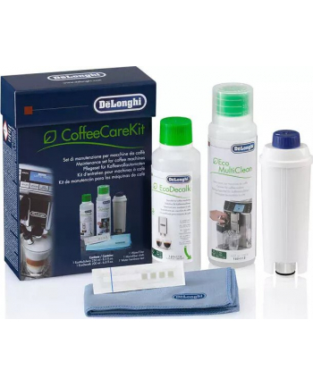 DeLonghi care set for fully automatic coffee machines DLSC306, descaler (incl. Filter)