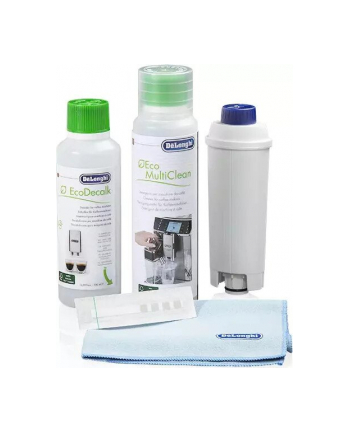 DeLonghi care set for fully automatic coffee machines DLSC306, descaler (incl. Filter)
