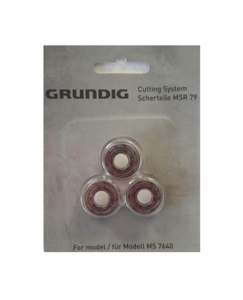 Grundig replacement cutting head MSR79 (silver, for MS 7640)