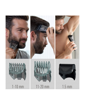 Panasonic ER-GB80-H503, beard trimmer (dark silver / black)