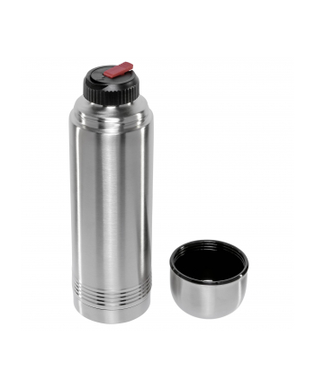 Emsa Senator vacuum flask 1 liter, thermos bottle (stainless steel)