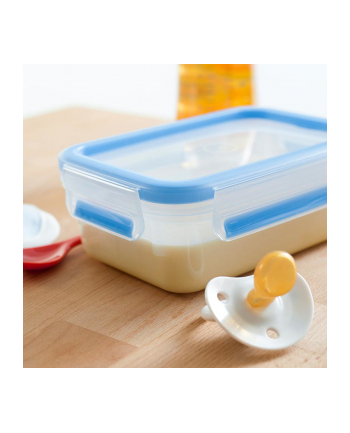 Emsa Clip ' Close food storage container (transparent / blue, 2.3 liters, large format)