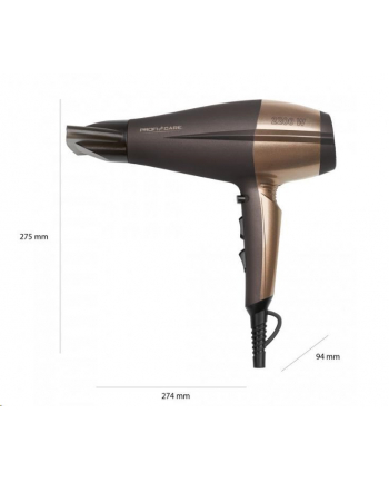 ProfiCare hairdryer PC-HT 3010 2200 W Ionic