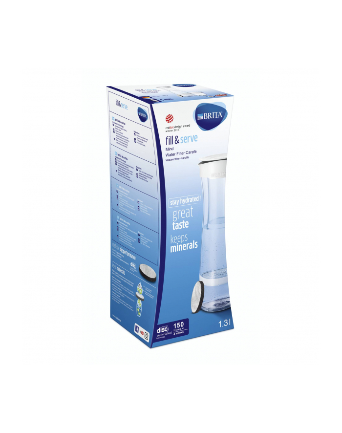 Brita fill ' serve Mind water carafe + 1x MicroDisc główny