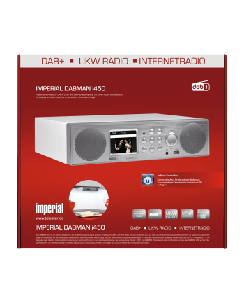 Imperial DABMAN i450 radio white / silver