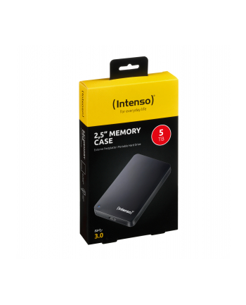 Intenso 2.5 ''Memory Case 5 TB, external hard drive (black, external, Micro-USB-B 3.2 Gen 1 (5 Gbit / s))