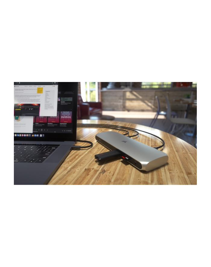 Corsair TBT100 Thunderbolt 3 Dock, Docking Station (silver, HDMI, Power Delivery, RJ-45) główny