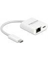 DeLOCK USB-C adapter> Gigabit LAN + PW - LAN 10/100/1000 Mbps with Power Delivery - nr 1