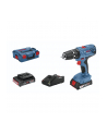 bosch powertools Bosch cordless hammer drill GSB 18V-21 Professional, 18Volt (blue / black, L-BOXX, 2x Li-Ion battery 2.0Ah) - nr 3