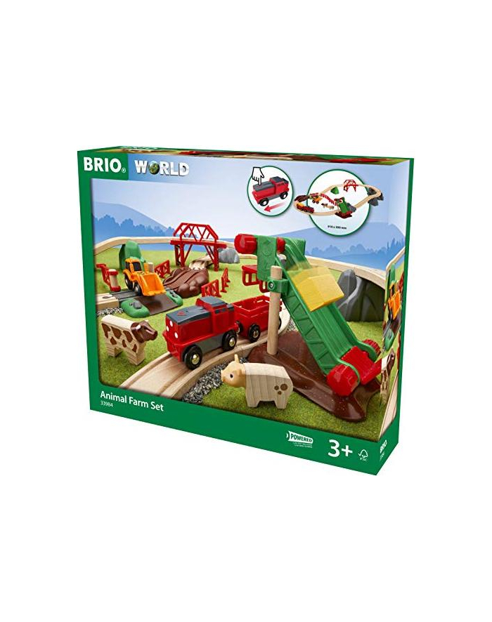 BRIO Large BRIO Railway Farm Set 63398400 główny