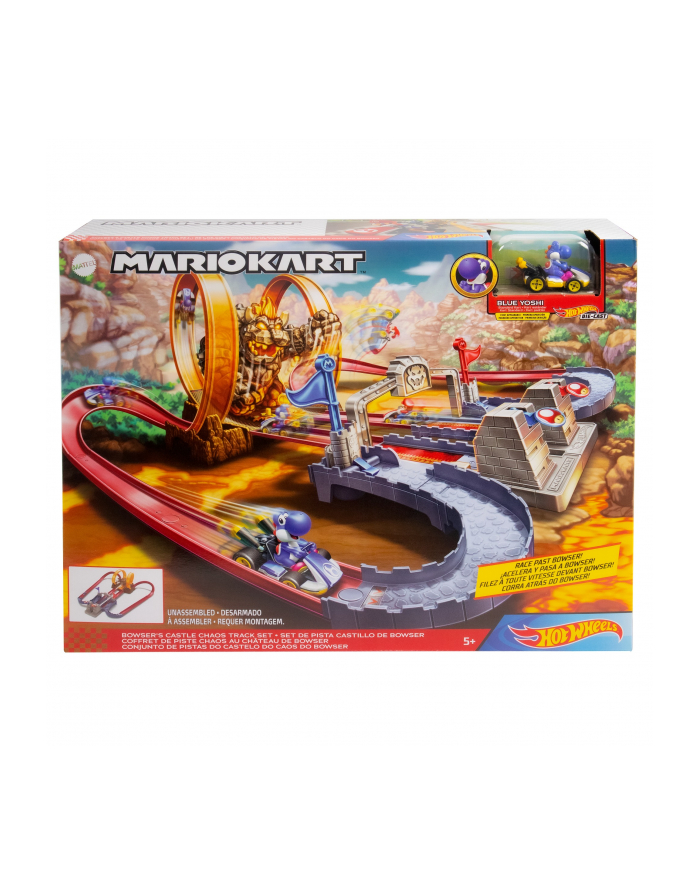 Hot Wheels Mario Kart Bowser's Fortress Trackset - GNM22 główny