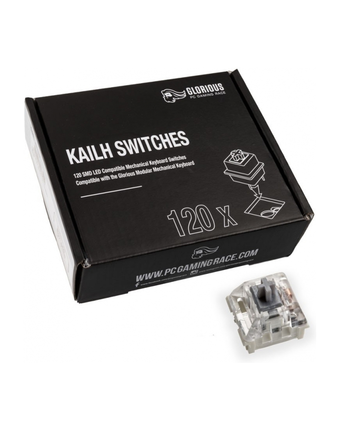 Glorious PC Gaming Race Kailh Speed Silver Switches (120 Stück) główny