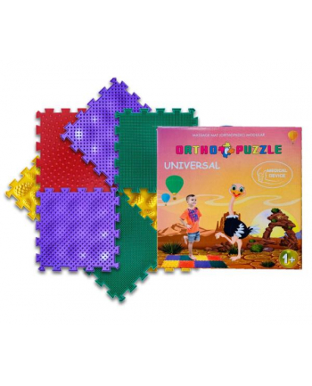 Polesie 47217 Mata do masażu ortopedyczna modułowa ORTHO PUZZLE Universal