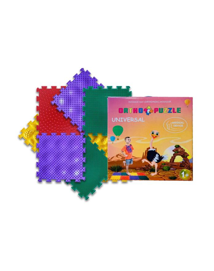 Polesie 47217 Mata do masażu ortopedyczna modułowa ORTHO PUZZLE Universal główny