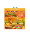Polesie 62333 Mata do masażu ortopedyczna modułowa ORTHO PUZZLE Sawanna - nr 1