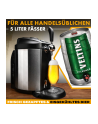 Clatronic beer dispenser BZ 3740 silver / black - for 5L kegs - nr 12