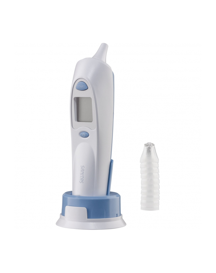 Sanitas ear thermometer SFT 53, clinical thermometer (white / blue) główny