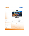 philips Monitor 243B1JH 23.8 cala IPS HDMI DP USB-C Pivot - nr 7