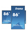 iiyama Monitor wielkoformatowy 85.6 cali LH8642UHS-B1 4K,18/7,SDM,IPS,LAN,PION,500cd/m2,OS8.0 - nr 22
