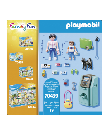 PLAYMOBIL 70439 vacationers with ATM, construction toys