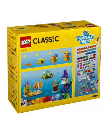 LEGO 11013 CLASSIC Kreatywne przezroczyste klocki p4